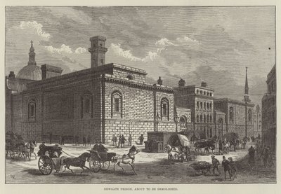Newgate Prison, about to be demolished by Frank Watkins